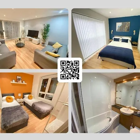 Large 5-Bed City Centre Townhouse With Secure Parking Manchester Exterior photo
